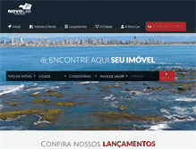 Tablet Screenshot of novolarimoveis.net